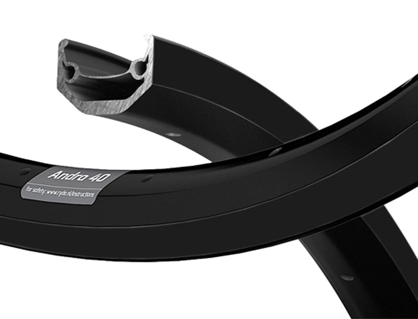 Ryde Andra 40 Disc Schwarz 36 Loch 3 Ryde Andra 40 Disc Schwarz 36 Loch