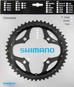 Shimano SLX Ab 2009 4-Arm 9-fach 48 Zähne AD-Type Alu Schwarz Y-1KF98080